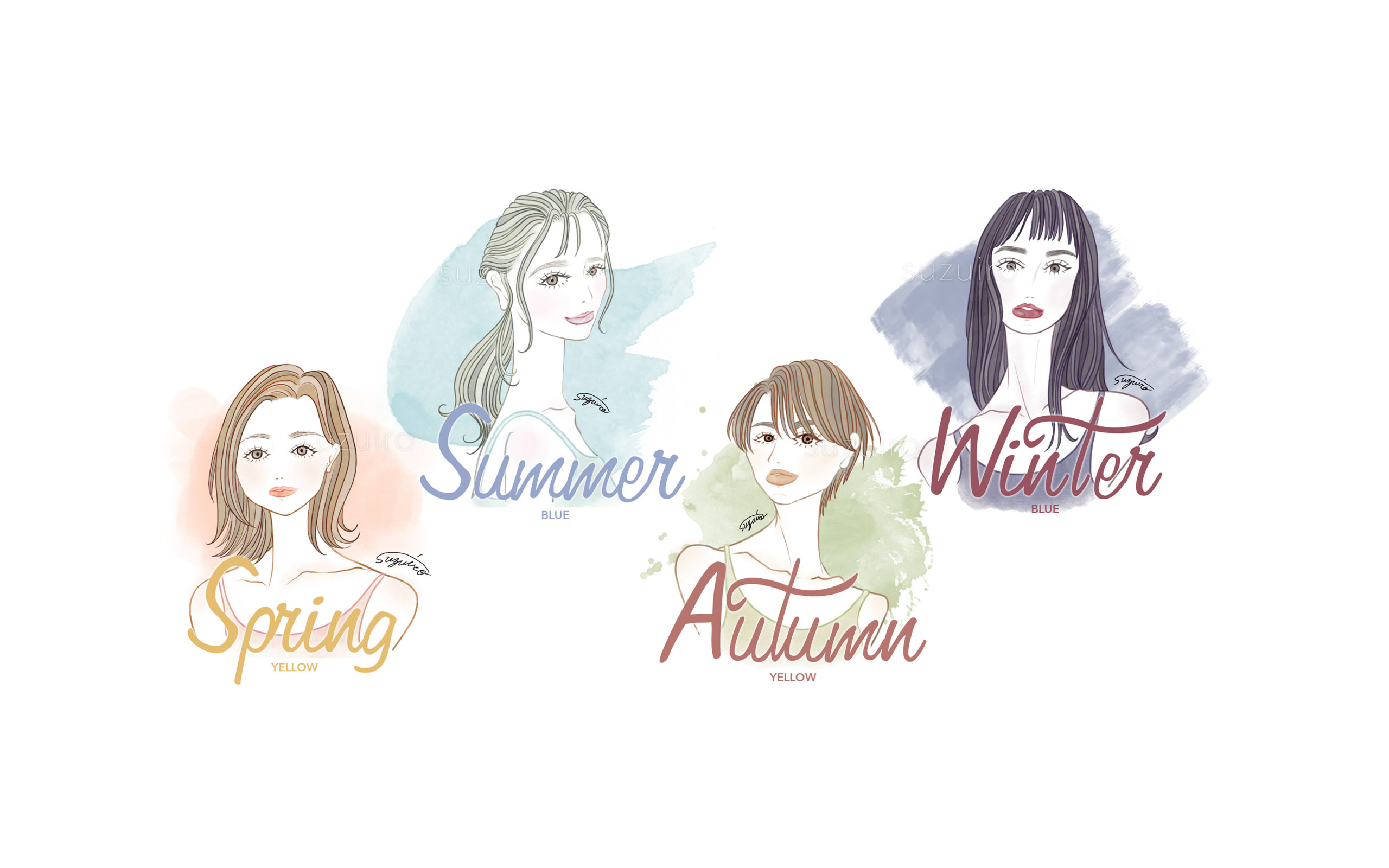 Personal Color 4Type|Illustration